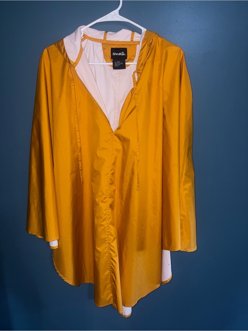 ShedRain Women's Yellow Hooded Rain Poncho